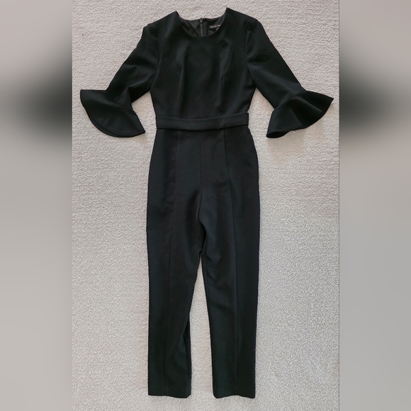 Like New Black Halo Brooklyn Jumpsuit - Size 4 - Picture 9 of 11